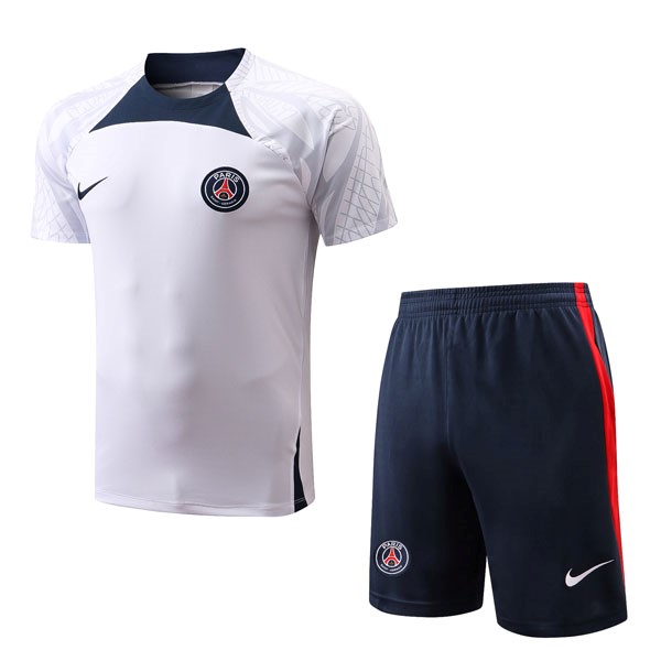 Camiseta Entrenamiento PSG Conjunto Completo 2022-2023 Blanco